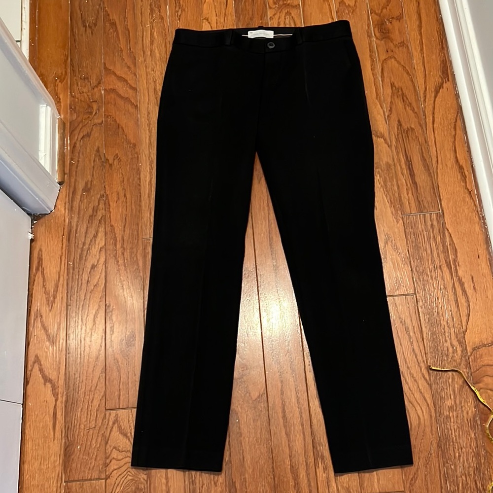 Gap straight leg stretch black pants / trousers  - size 4 ankle